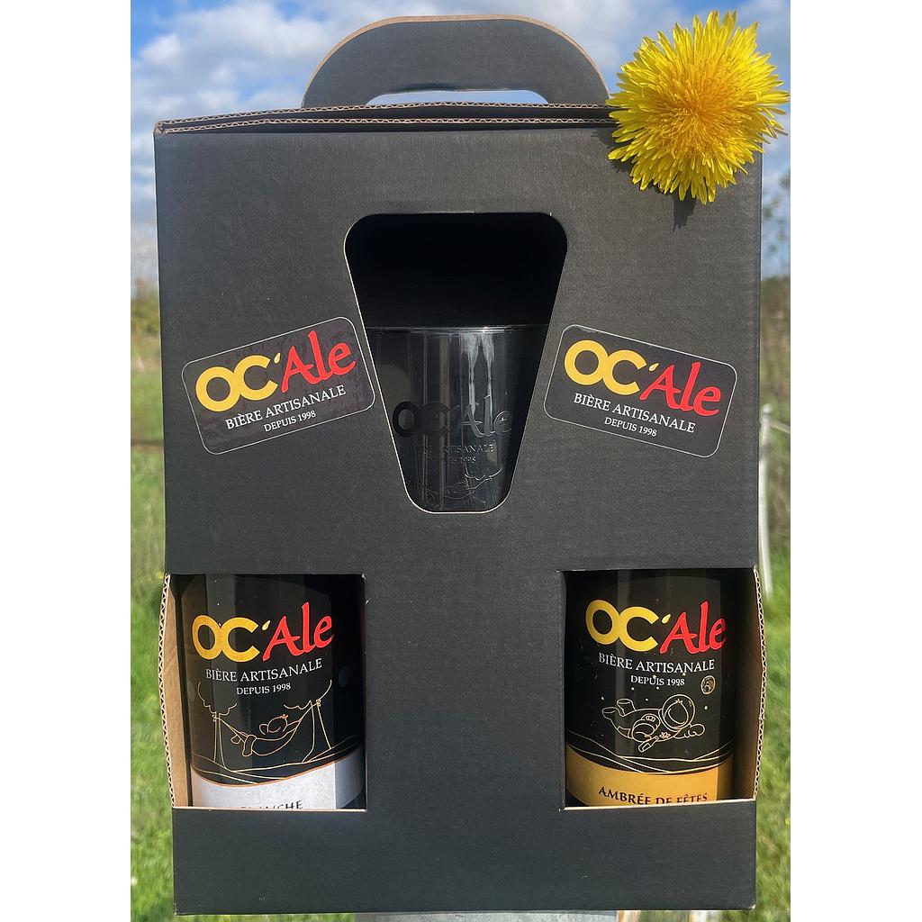 Valisette 5 bouteilles 33cl et un Verre