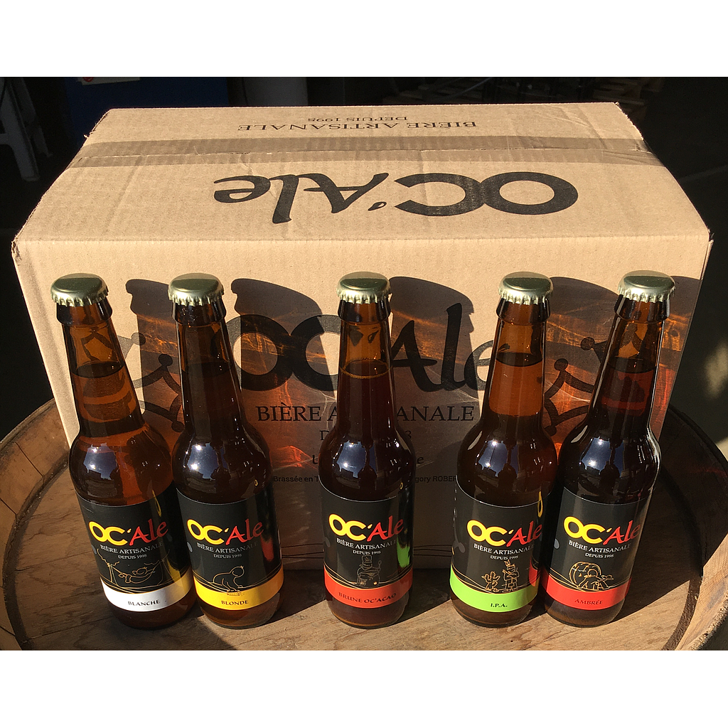 Carton d'assortiment 24 bouteilles 33cl